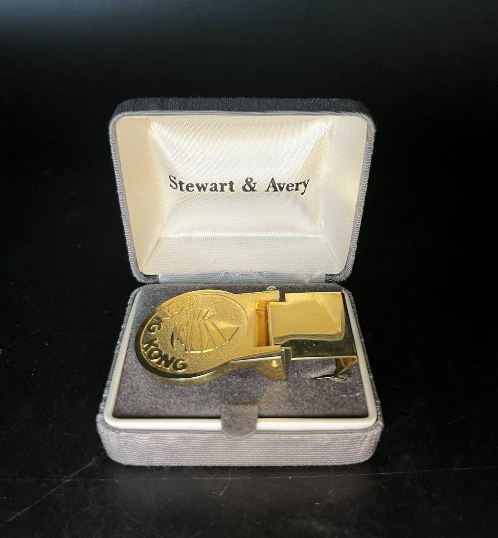 Vintage Money Clip Hong Kong By Stewart & Avery